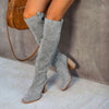 Knee High Boots for Women - Pointed Toe - Image 1