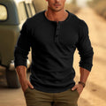 Henley Sweater for Men - Long Sleeve - Image 3
