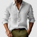 Button-Down Long Sleeve Shirt for Men - Regular Fit - Image 4