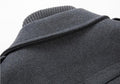 Pea Coat Overcoat for Men - Notch Lapel - Image 7