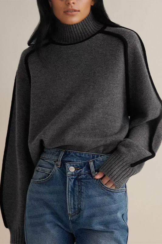 Turtleneck Sweater for Women - Long Sleeve - Image 5