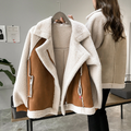 Sherpa Aviator Jacket for Women - Full Zip Closure - Image 3