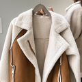Sherpa Aviator Jacket for Women - Full Zip Closure - Image 2