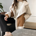 Sherpa Aviator Jacket for Women - Full Zip Closure - Image 1