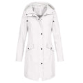 Hooded Anorak Coat for Women - Pocket Detail - Image 5