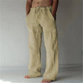 Loose Fit Drawstring Pants for Men - Wide Leg Casual - Image 3