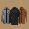 Pea Coat Overcoat for Men - Notch Lapel - Image 10