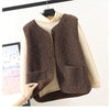 Relaxed Fit Vest for Women - Button Front - Image 1