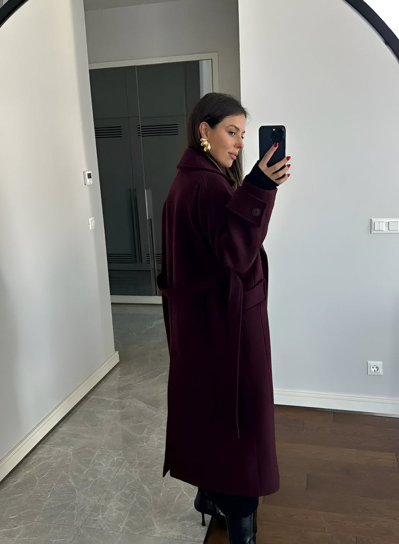 Wrap Coat for Women - Belted - Image 3