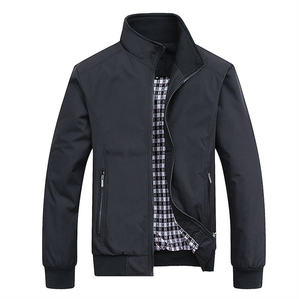 Bomber Jacket for Men - Zip Front - Image 3