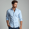 Long Sleeve Button-Down Shirt for Men - Collared - Image 1