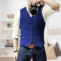 Button-Down Vest Jacket for Men - Slim Fit - Image 8