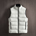 Quilted Puffer Vest for Men - Stand Collar - Image 1