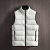 Quilted Puffer Vest for Men - Stand Collar - Image 1