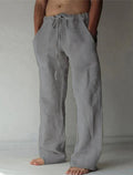 Loose Fit Drawstring Pants for Men - Wide Leg Casual - Image 8