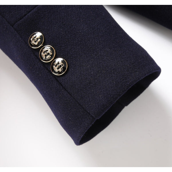 Stand Collar Overcoat for Men - Button Front - Image 7