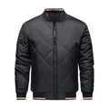 Quilted Bomber Jacket for Men - Zip Front - Image 1