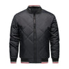 Quilted Bomber Jacket for Men - Zip Front - Image 1