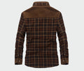 Plaid Shirt Jacket for Men - Long Sleeve - Image 3
