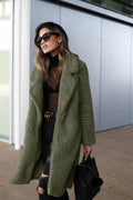 Teddy Coat for Women - Oversized Collar - Image 2