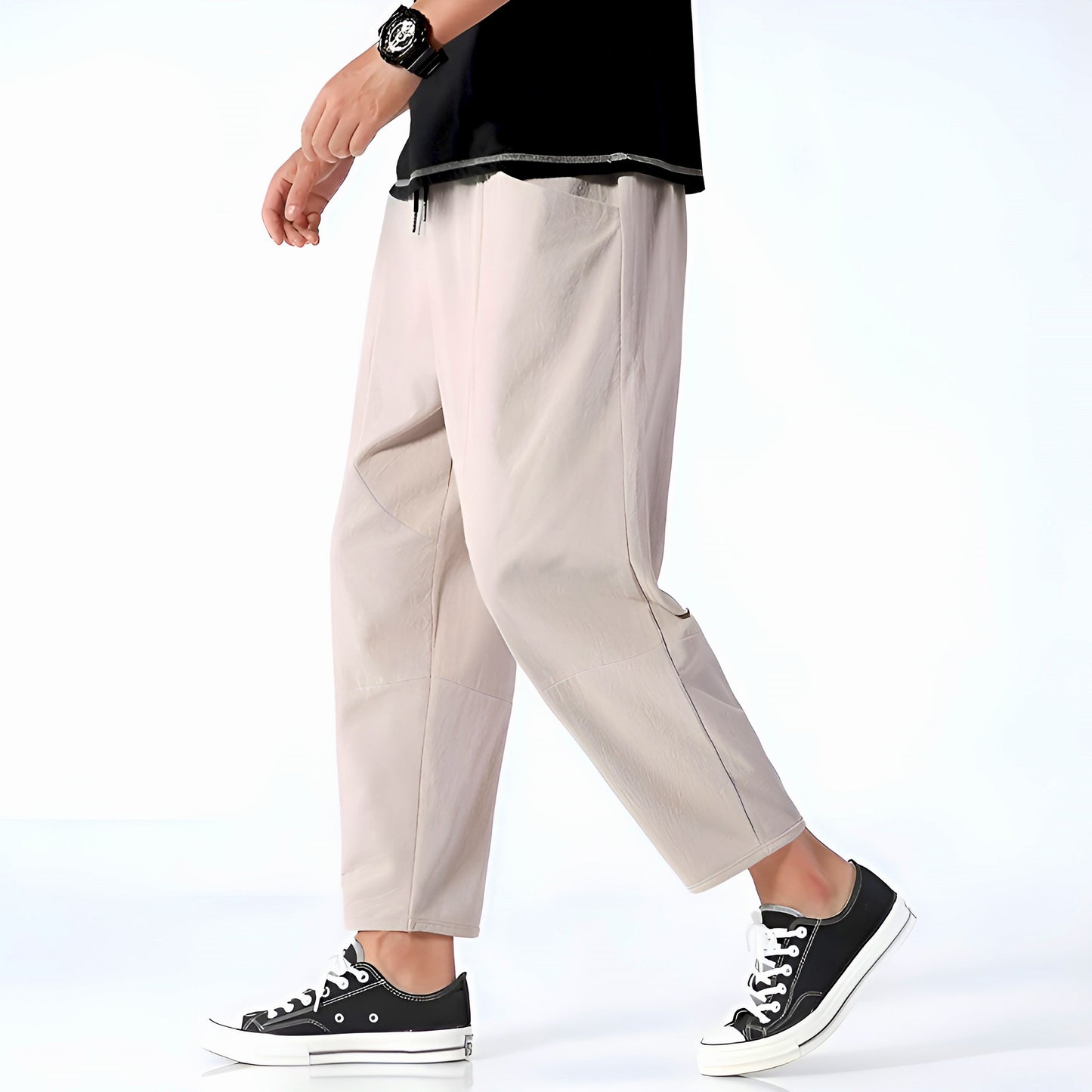 Image of Men's Relaxed Fit Cropped Pants