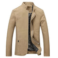 Stand Collar Casual Jacket for Men - Zip-Up - Image 2