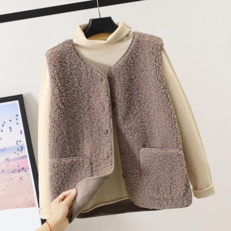Relaxed Fit Vest for Women - Button Front - Image 6