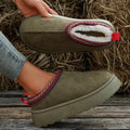 Platform Clog Slippers for Women - Trim Detail - Image 2