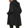 Hooded Anorak Coat for Women - Drawstring Waist - Image 11