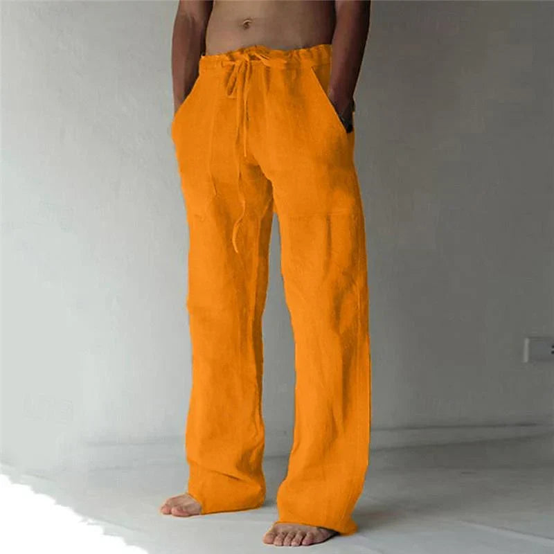Loose Fit Drawstring Pants for Men - Wide Leg Casual - Image 7