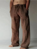 Loose Fit Drawstring Pants for Men - Wide Leg Casual - Image 6
