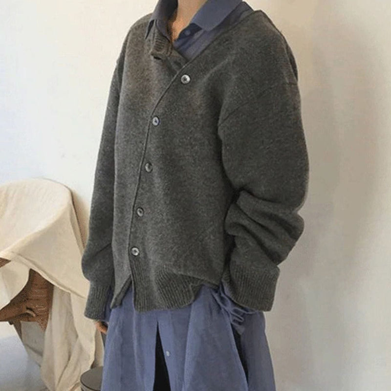Cardigan Sweater for Women - Asymmetrical - Image 7