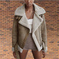 Aviator Jacket for Women - Belted - Image 5