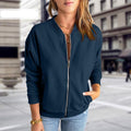 Bomber Jacket for Women - Zip-Up Jacket - Image 5