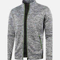 Full-Zip Jacket for Men - Zip Pockets - Image 1