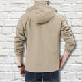 Hooded Casual Jacket for Men - Full Zip - Image 5