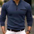 Quarter Zip Sweater for Men - Long Sleeve - Image 2