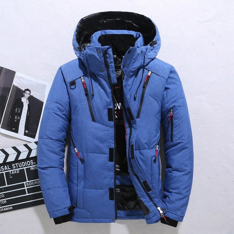 Puffer Hooded Jacket for Men - Long Sleeve - Image 4