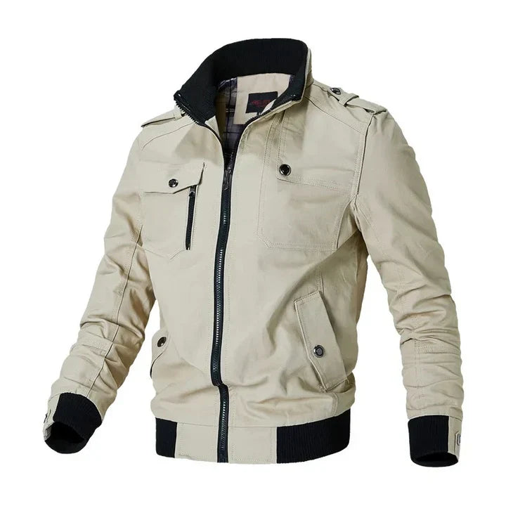 Bomber Jacket for Men - Full Zip - Image 5