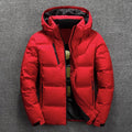 Hooded Puffer Jacket for Men - Zip-Up - Image 3