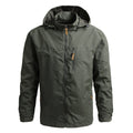 Hooded Casual Jacket for Men - Full Zip - Image 1