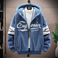 Hooded Graphic Jacket for Men - Zip-Up - Image 2