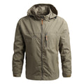 Hooded Casual Jacket for Men - Full Zip - Image 4