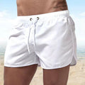 Swim Trunks for Men - Elastic Waist Drawstring Waist - Running Shorts Side Split Hem - Image 8