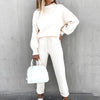 Lounge Sweater Set for Women - Drawstring Waist - Image 1