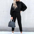 Lounge Sweater Set for Women - Drawstring Waist - Image 12