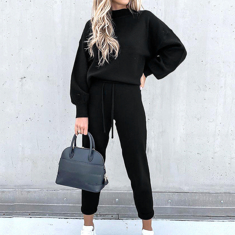 Lounge Sweater Set for Women - Drawstring Waist - Image 12