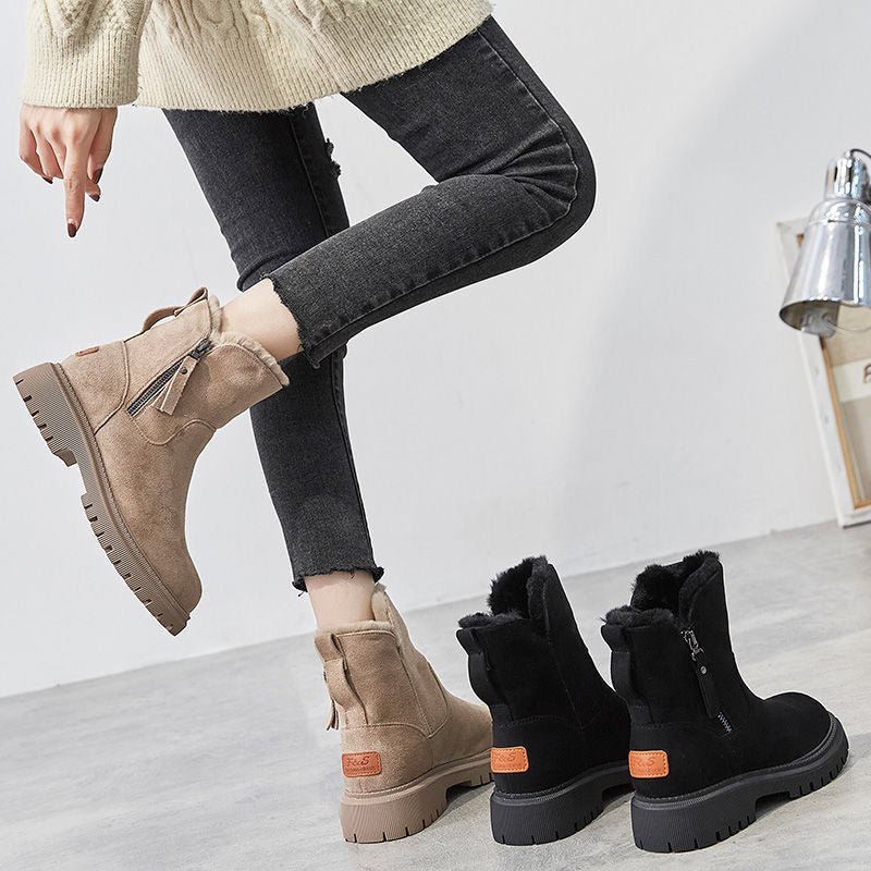 Ankle Boots Shoes for Women - Side Zipper - Image 8