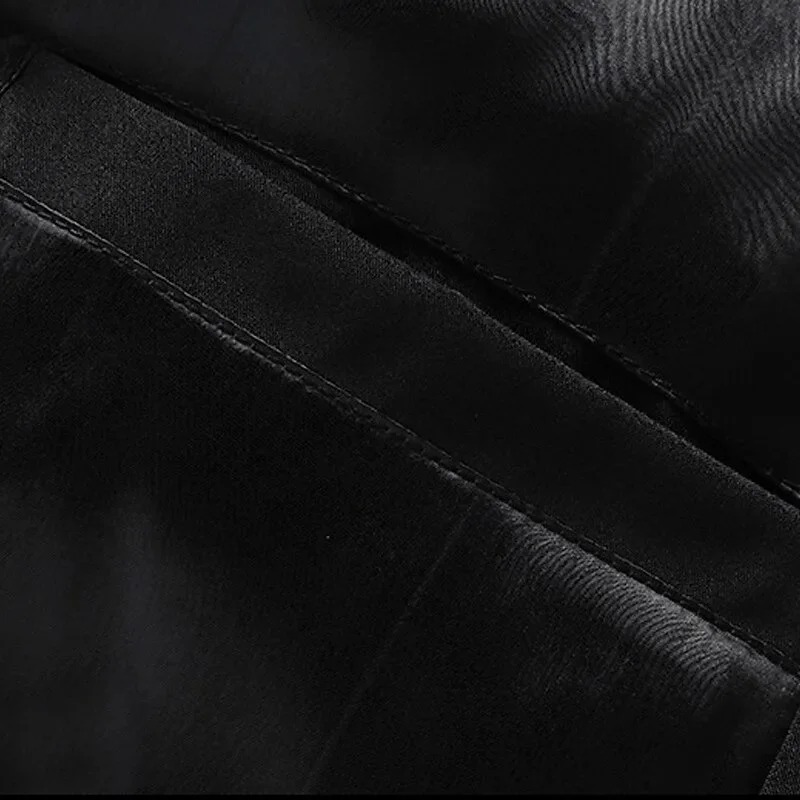 Hooded Puffer Jacket for Men - Zip Front - Image 10