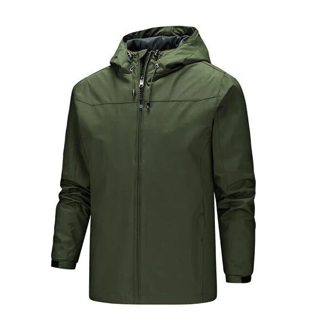 Hooded Jacket for Men - Zip Up - Image 2